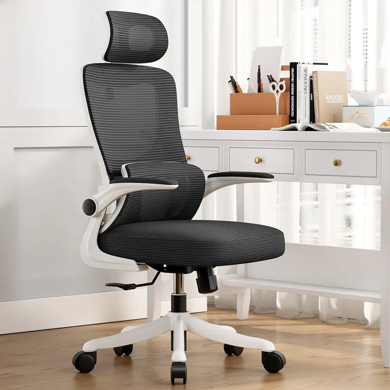 Rexfair ergonomic office chair with double backrest and mesh design